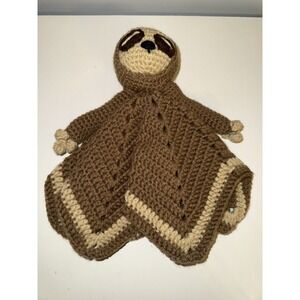 Crochet Sloth Lovey Plush Handmade Adorable And‎ Unique